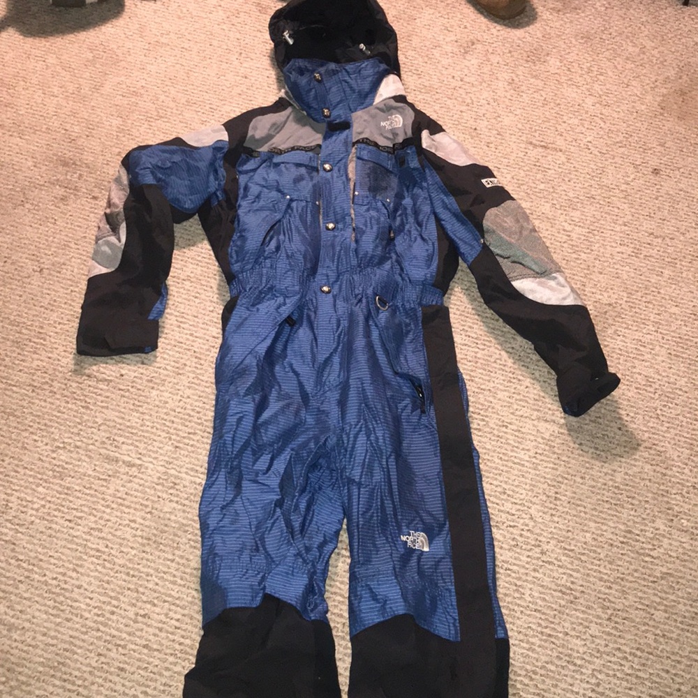 The North Face full body ski suit